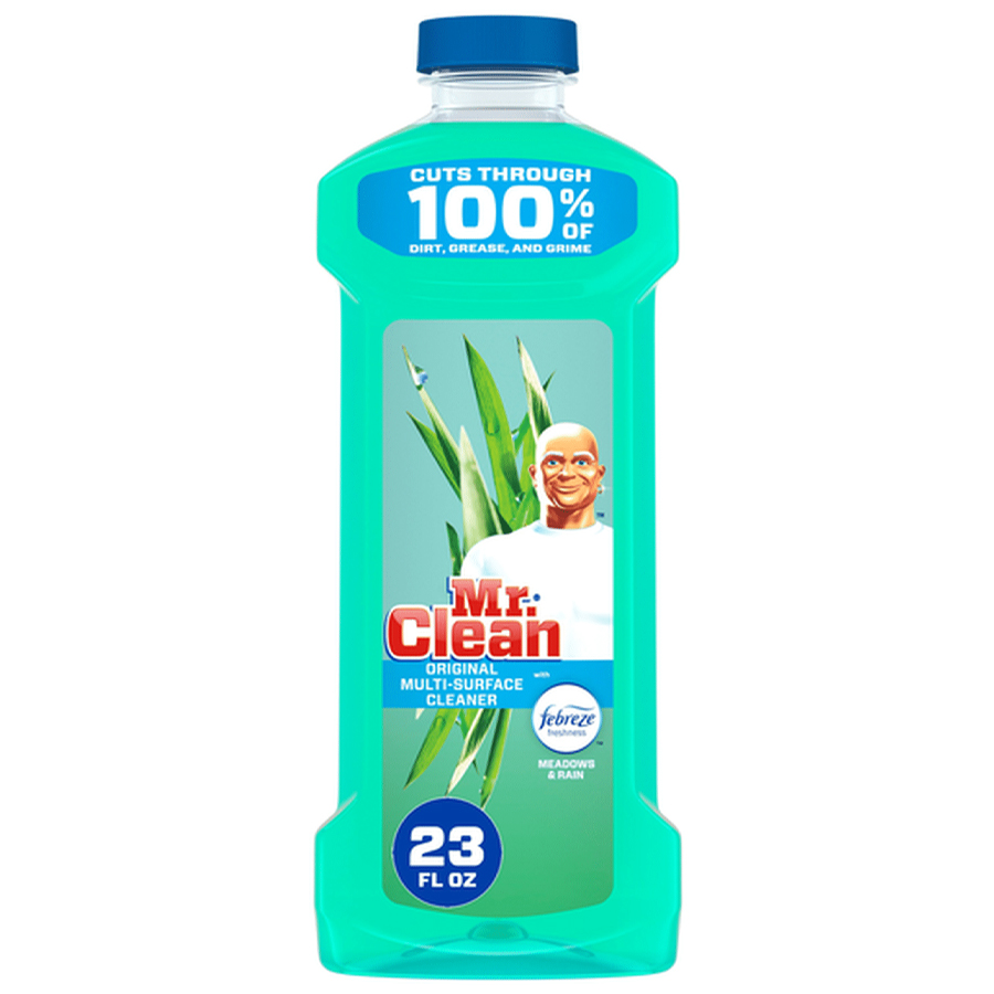 MR. CLEAN MULTI-PURPOSE CLEANER 23OZ WITH FEBREZE MEADOWS & RAIN