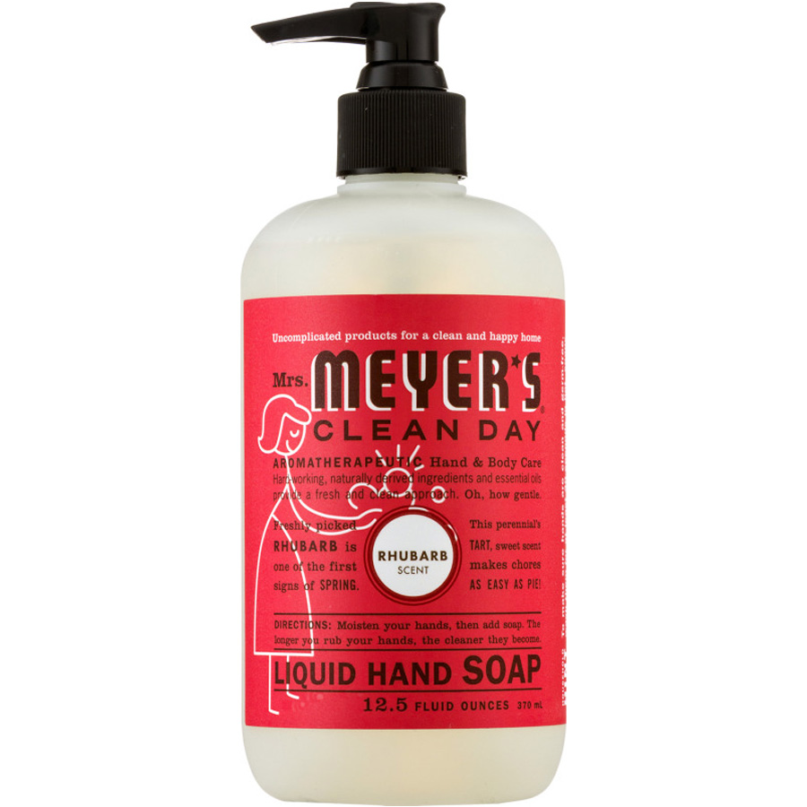 MRS. MEYER'S HANDWASH 12.OZ RHUBARB