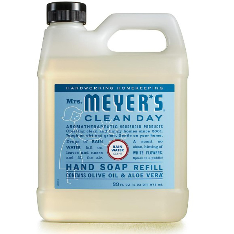 MRS. MEYERS HANDWASH REFILL 33 OZ RAINWATER