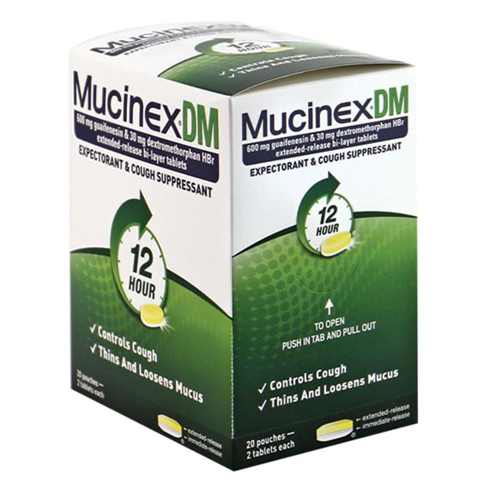 MUCINEX DM 2 CT BOX