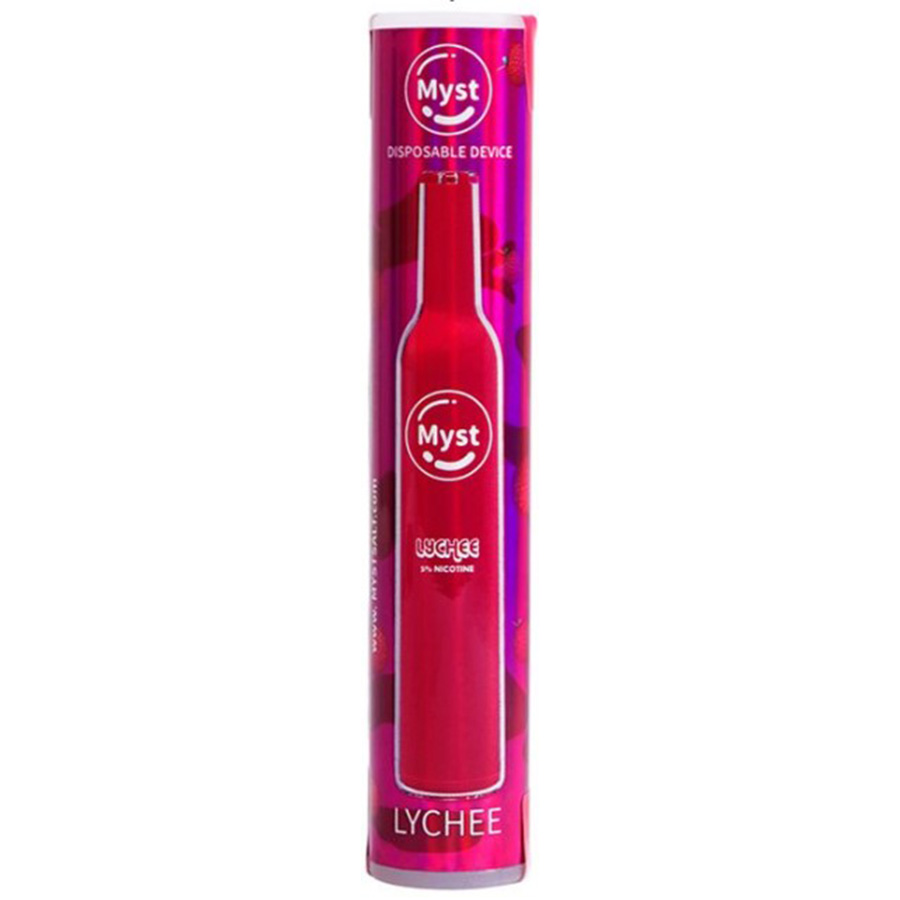 MYST SALT DISPOSABLE VAPE 10 CT LYCHEE 5%