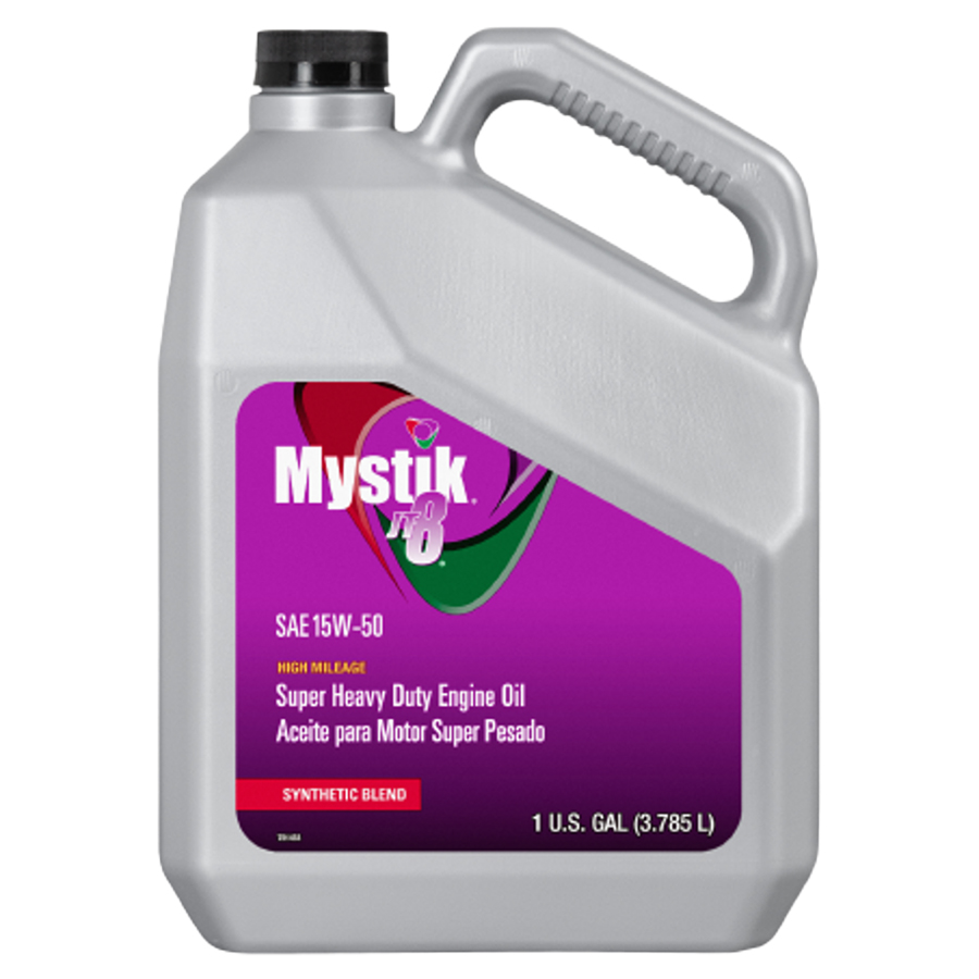 MYSTIK JT-8 SUPER HEAVY DUTY ENGINE OIL 15W-50 3/1 GL