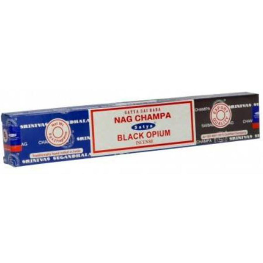 NAG CHAMPA INCENSE 15 G 50 CT BLACK OPIUM