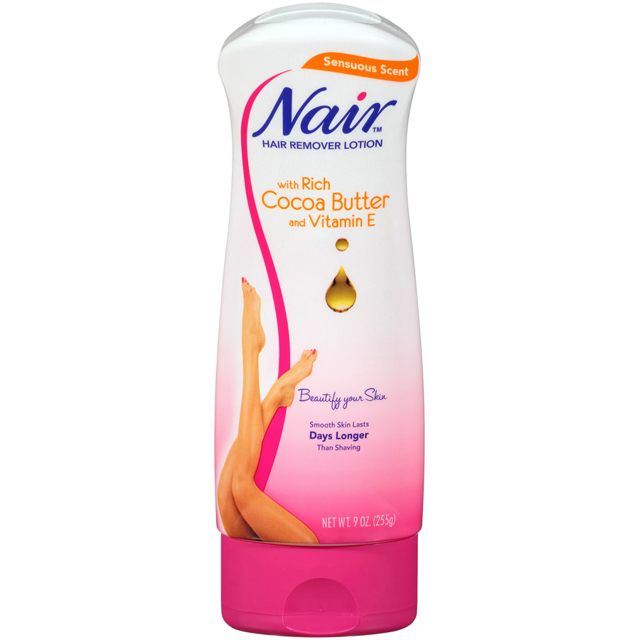 NAIR FACIAL HAIR REMOVAL CRAEM 9 OZ COCOA BUTTER