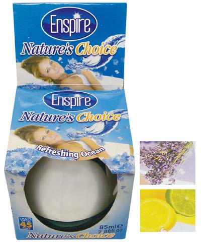 NATURES CHOICE AIR FRESHENERS 2.88 OZ ASSORTED LAVENDER/CITRUS/OCEAN