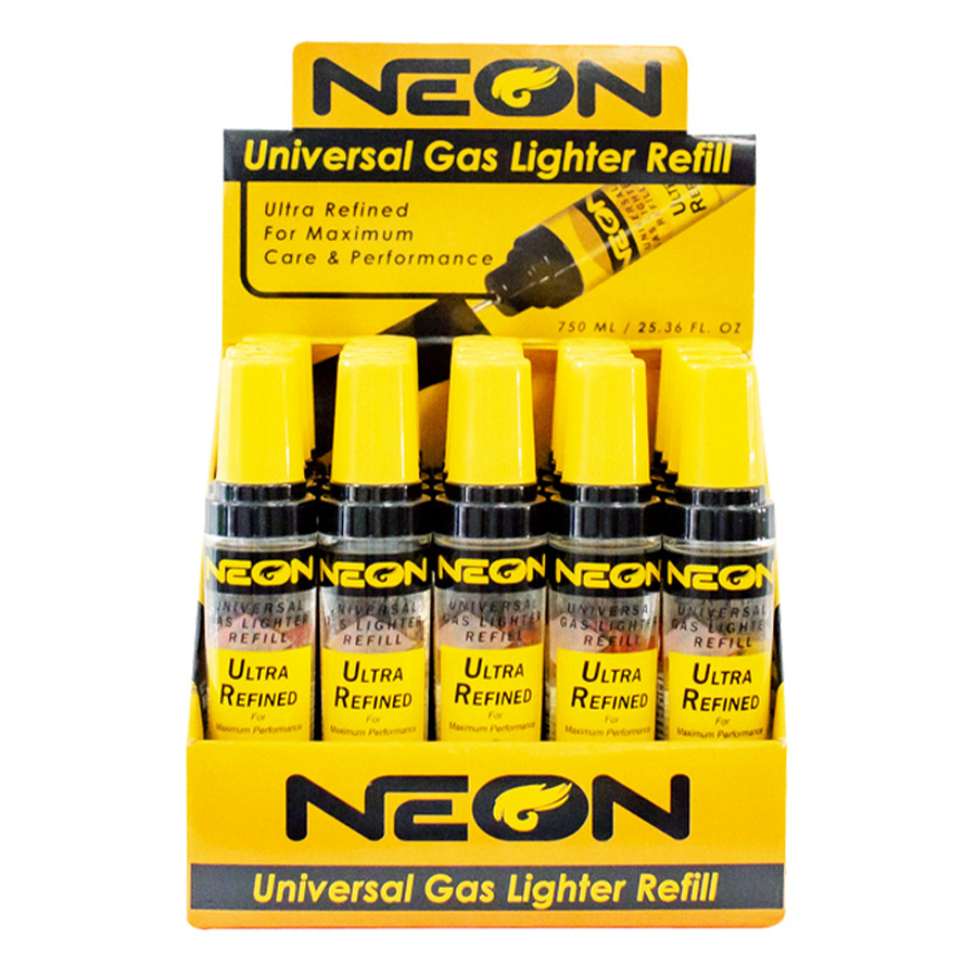 NEON BUTANE 20 ML UNIVERSAL GAS LIGHTER REFILL ULTRA REFINED