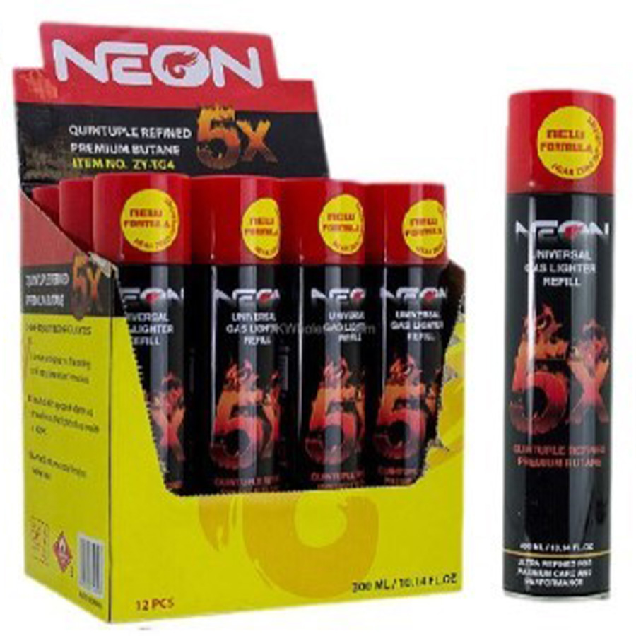 NEON BUTANE 300 ML 5 X