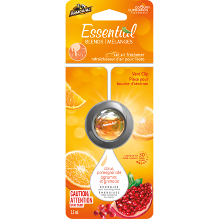 ARMOR ALL VENT CLIP 2.5 ML CITRUS POMEGRANATE