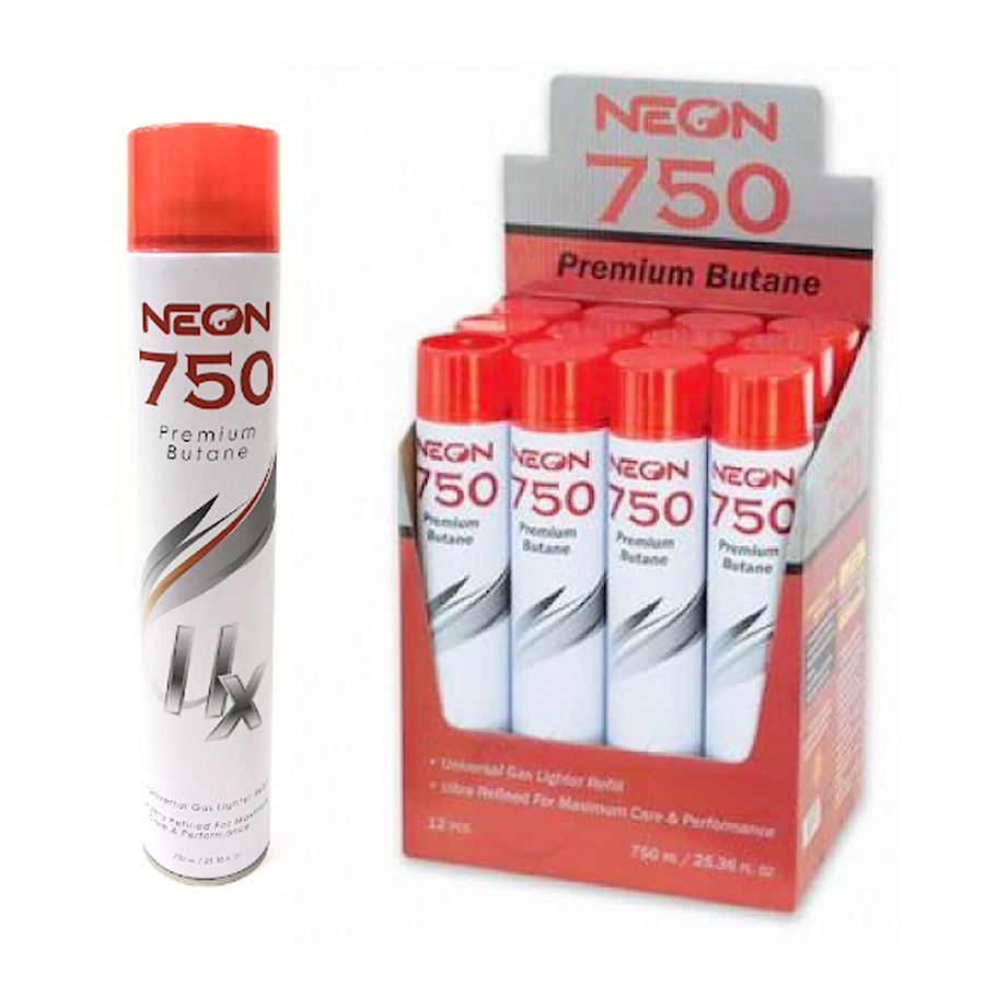 NEON PREMIUM BUTANE 750 ML 11 X
