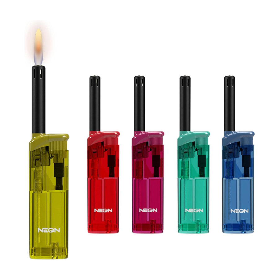 NEON REFILLABLE POCKET LIGHTER 1 CT FLASHBACK