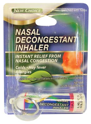 NEW CHOICE NASAL DECONGESTANT INHALER .0176 OZ