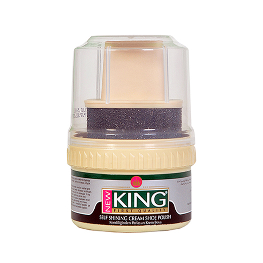 NEW KING SHOE POLISH 1.69 OZ BLACK