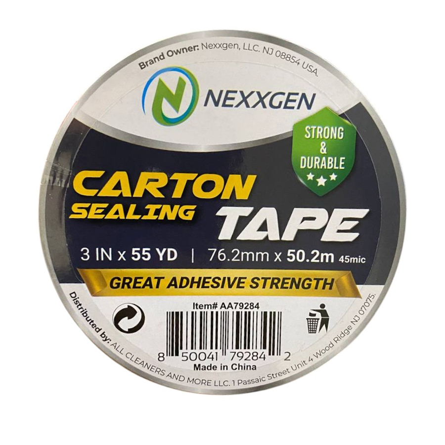 NEXXGEN CARTON SEALING TAPE 3 IN 55 YD