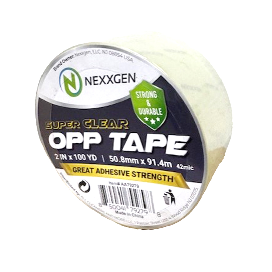 NEXXGEN OPP TAPE 2 IN 100 YD SUPER CLEAR