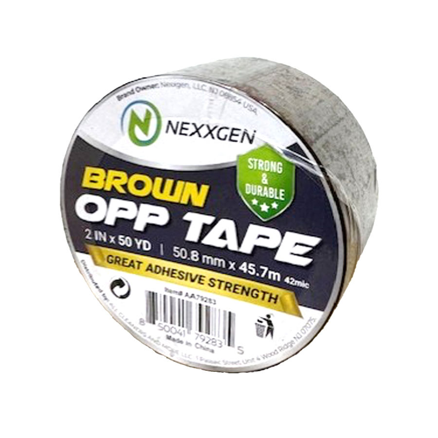 NEXXGEN OPP TAPE 2 IN 50 YD BROWN