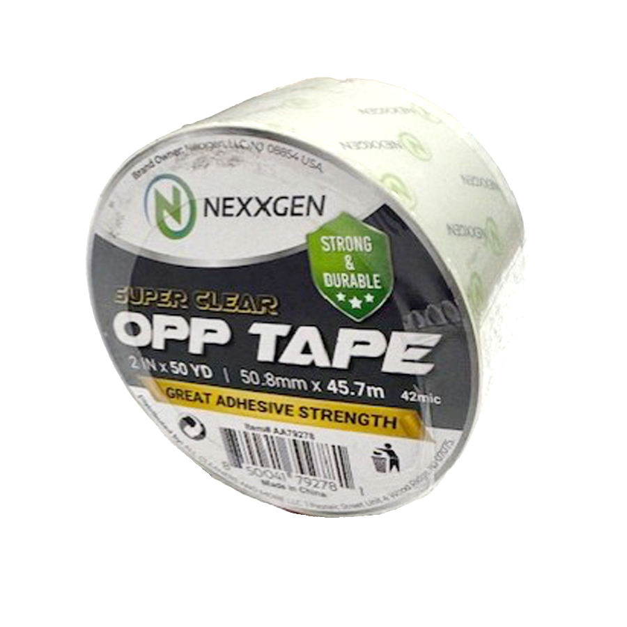 NEXXGEN OPP TAPE 2 IN 50 YD SUPER CLEAR