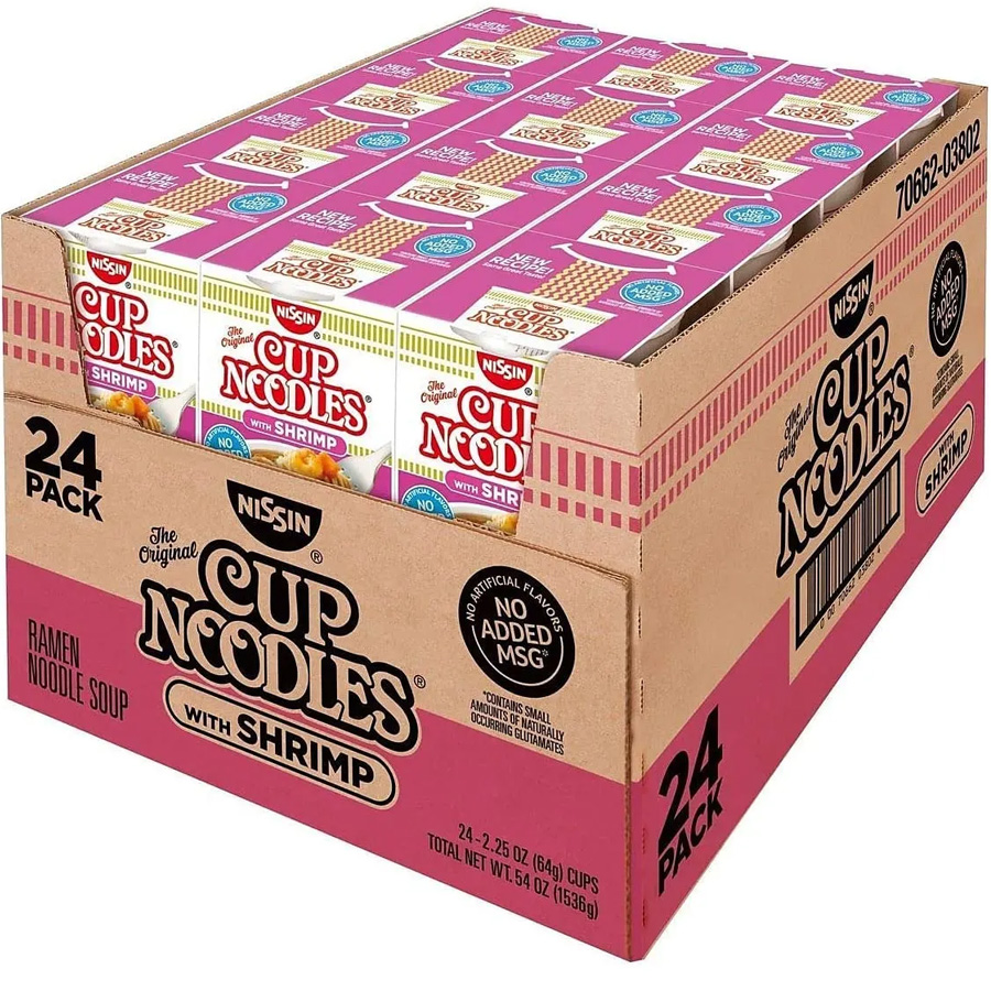 NISSIN CUP NOODLES 2.25 OZ SHRIMP