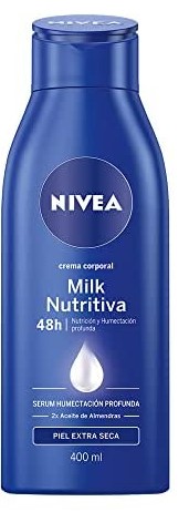 NIVEA BODY LOTION 400 ML MILK NUTRITIVA