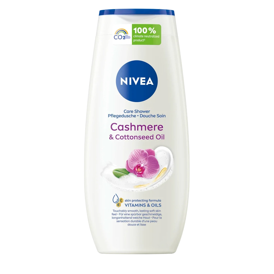 NIVEA BODY WASH 250 ML CREME CAHMERE & COTTON SEED OIL