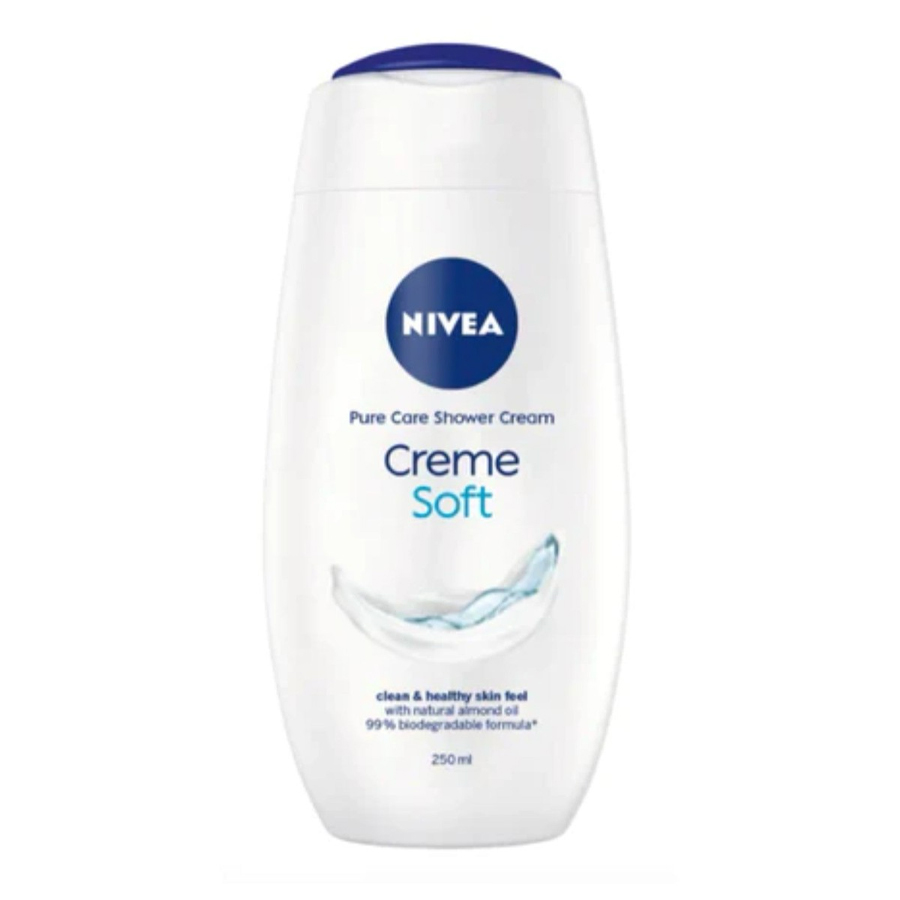 NIVEA BODY WASH 250 ML PURE CARE CREME SOFT