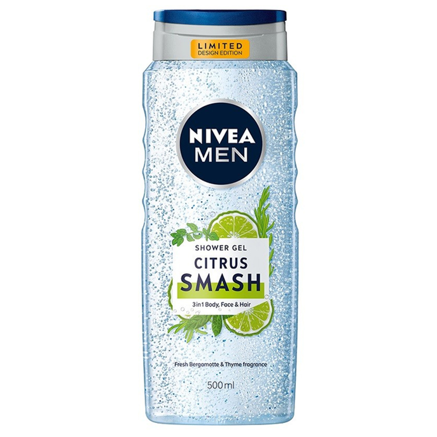 NIVEA BODY WASH 500 ML CITRUS SMASH FOR MEN