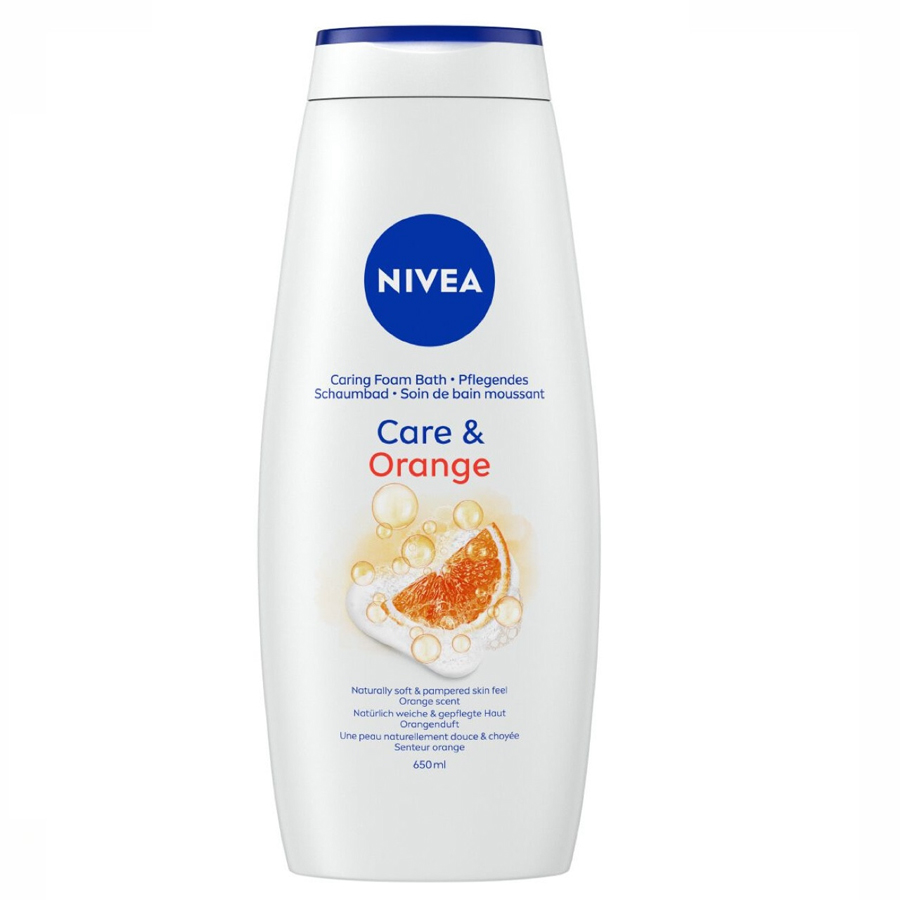 NIVEA BODY WASH 650 ML CARE & ORANGE