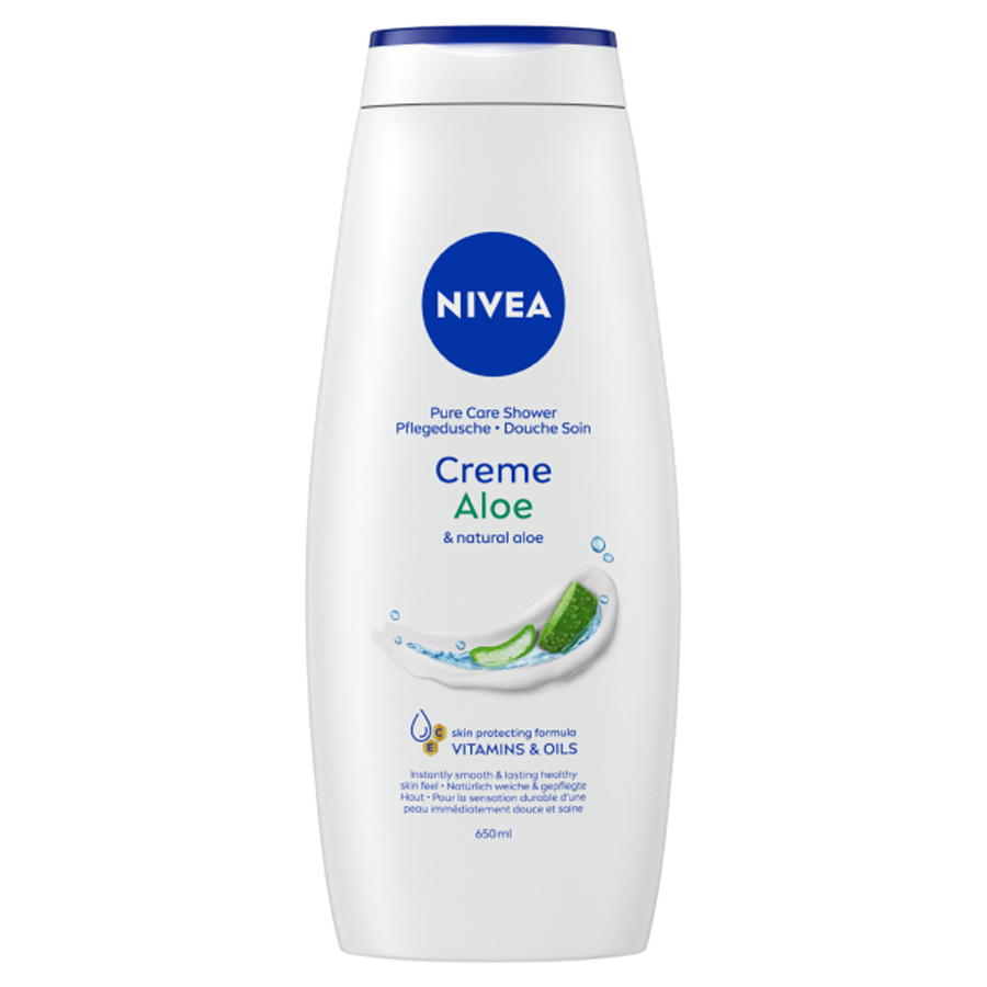NIVEA BODY WASH 650 ML CRÈME ALOE