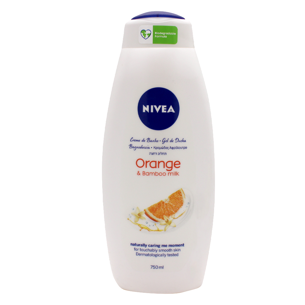 NIVEA BODY WASH 750 ML CARE & ORANGE