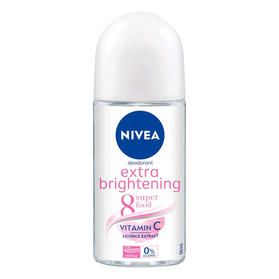NIVEA DEO ROLL ON 50ml EXTRA BRIGHTENING