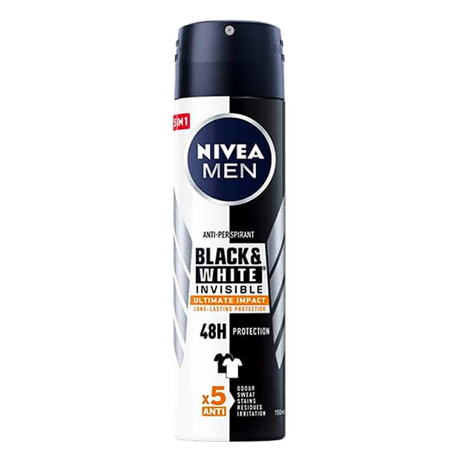 NIVEA DEO SPRAY 150 ML BLACK & WHITE ULTIMATE FM