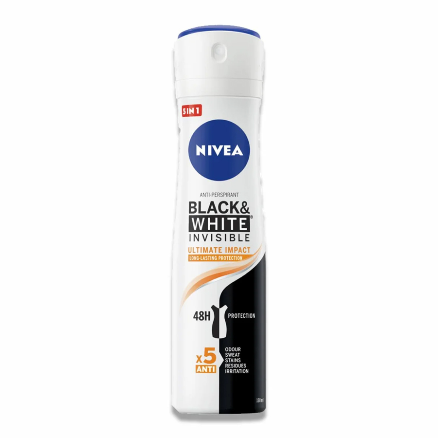 NIVEA DEO SPRAY 150 ML BLACK & WHITE ULTIMATE FW