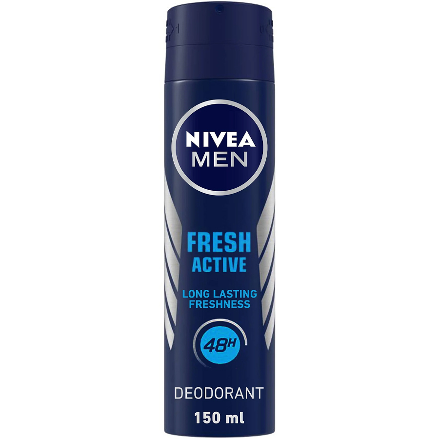 NIVEA DEODORANT SPRAY 150 ML MEN FRESH ACTIVE