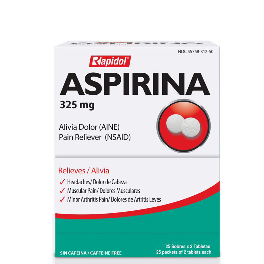 ASPIRINA PAIN RELIEF 2 CT LIQUID