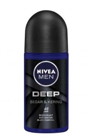 NIVEA ROLL ON 50 ML MEN DEEP SEGAR & KERING