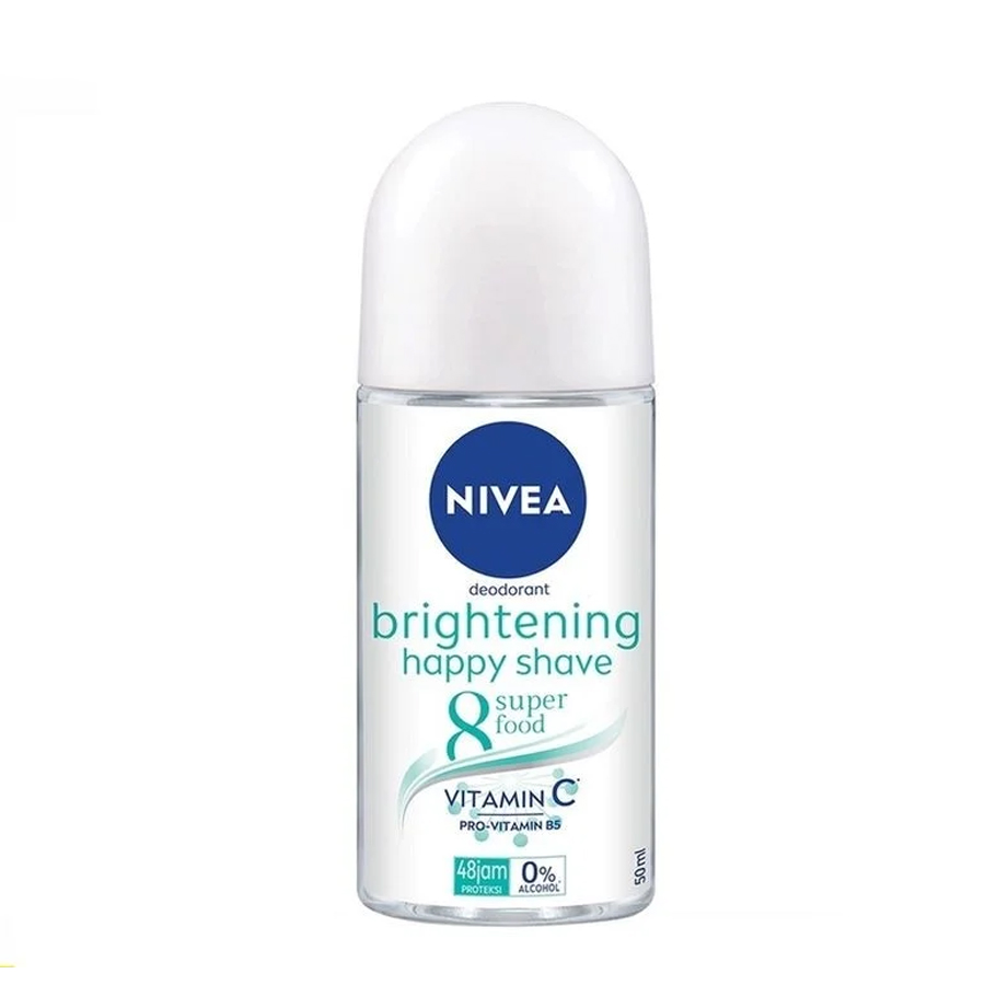 NIVEA ROLL ON 50ML BRIGHTENING & HAPPY SHAVE