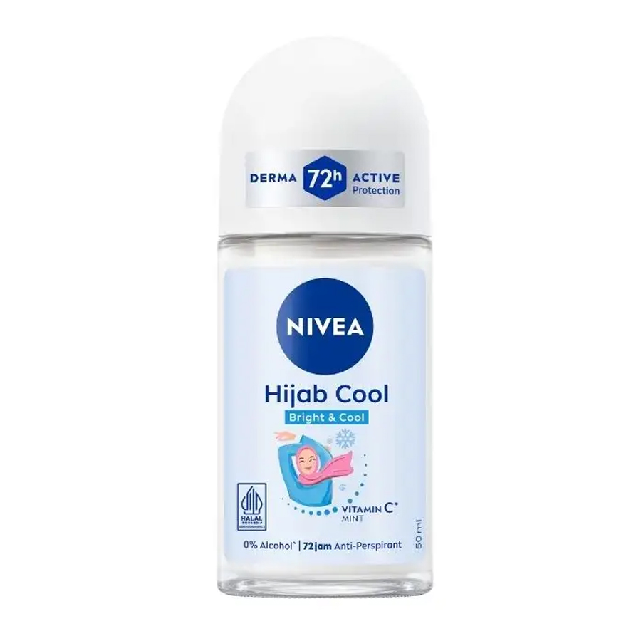 NIVEA ROLL ON 50ML HIJAB COOL BRIGHT & COOL