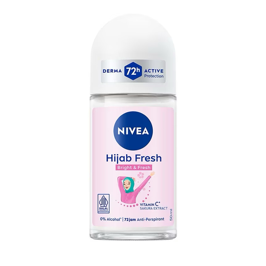 NIVEA ROLL ON 50ML HIJAB FRESH BRIGHT & FRESH