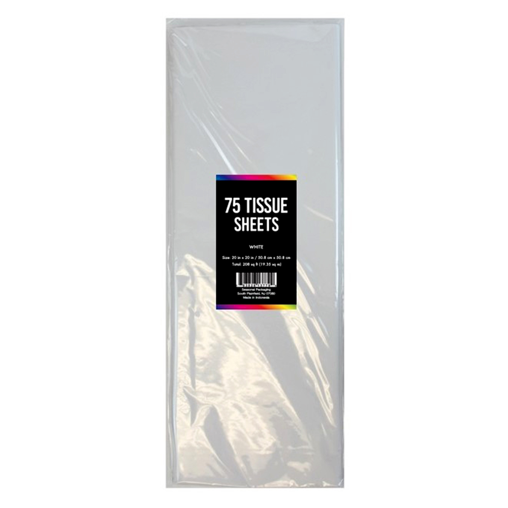 NORTH POLE TISSUE PAPER 20 X 20 IN 75 CT WHITE