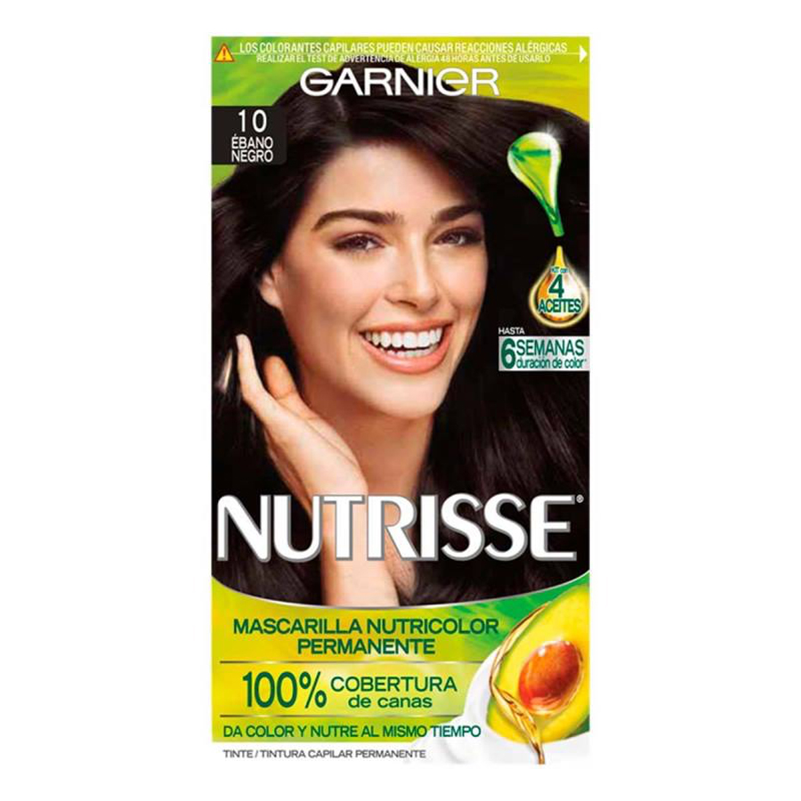 NUTRISSE HAIR COLOR 1 PK #10 EBANO NEGRO