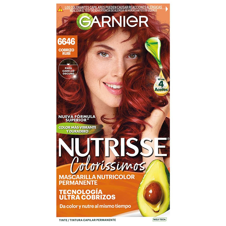 NUTRISSE HAIR COLOR 1 PK #6646 COBRIZO RUBI DARK BLOND