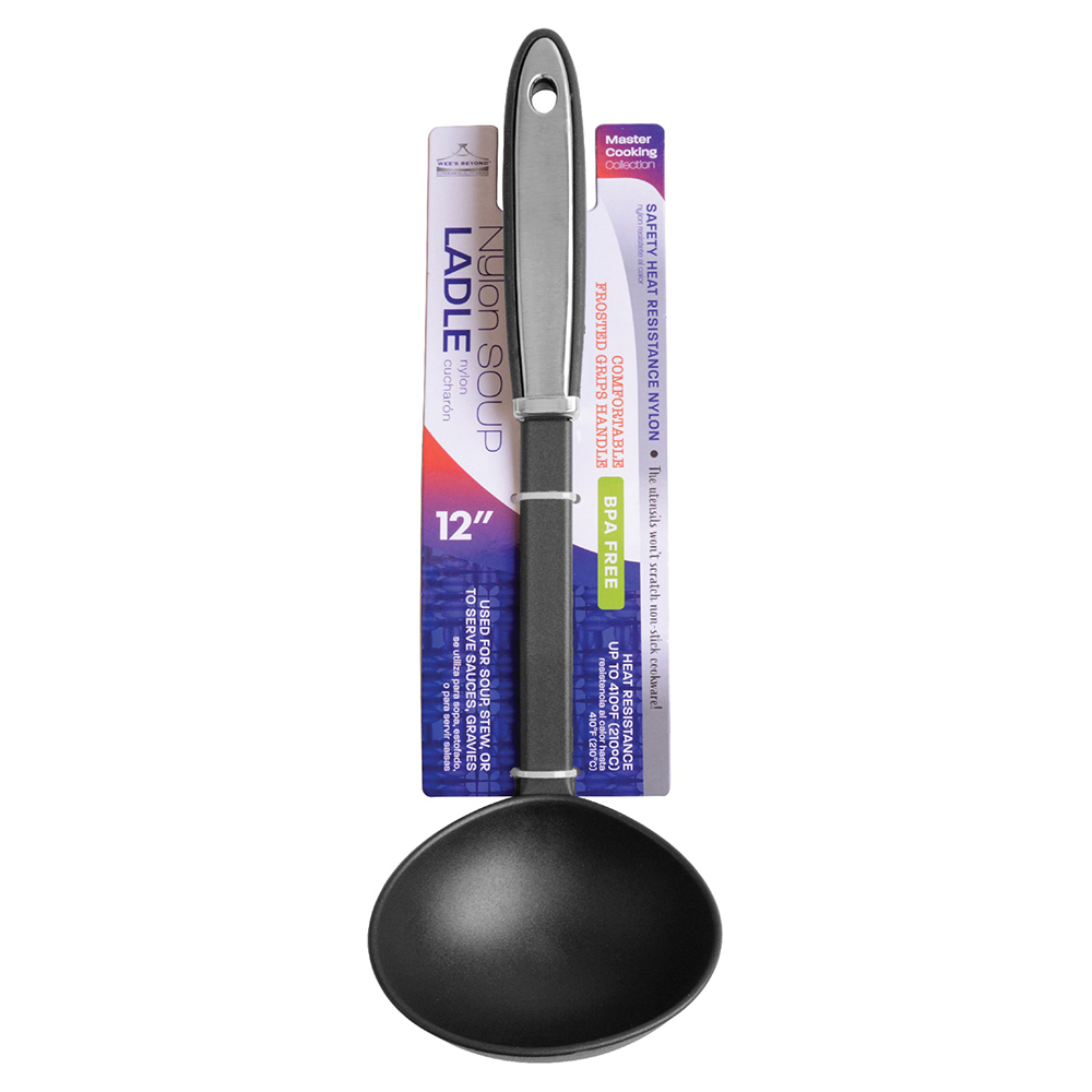 NYLON SOLID SOUP LADLE