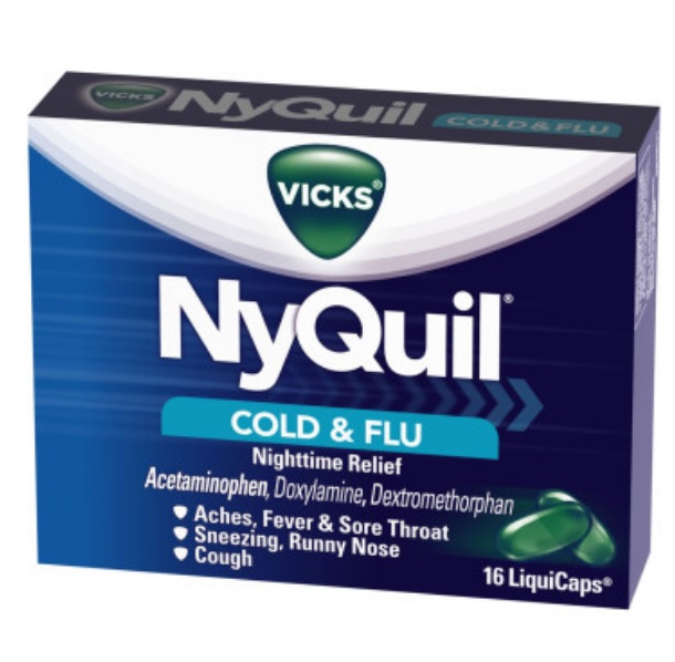 NYQUIL COLD & FLU 16 CT CAPLETS