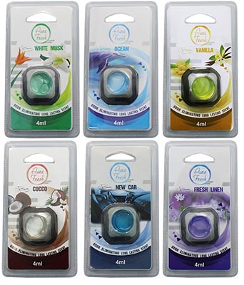 AURA FRESH CAR MEMBRANCE AIR FRESHENER 4 ML ASSORTED