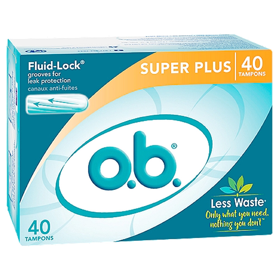 O.B. TAMPONS 40 CT SUPER PLUS