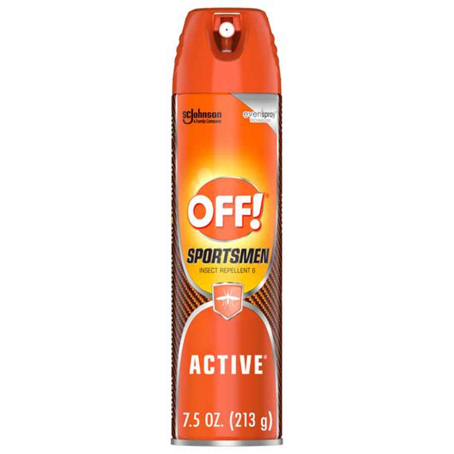OFF INSECT REPELLENT 7.5 OZ ACTIVE INSECT REPELLENT SWEAT RESISTANT SPRAY