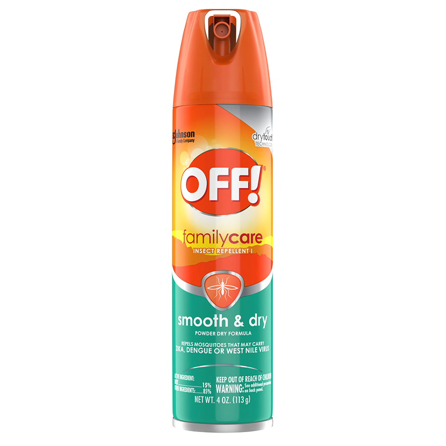 OFF INSECT REPELLENT AEROSOL 4 OZ SMOOTH & DRY