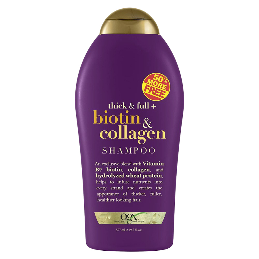 OGX SHAMPOO 19.5 OZ BIOTIN & COLLAGEN
