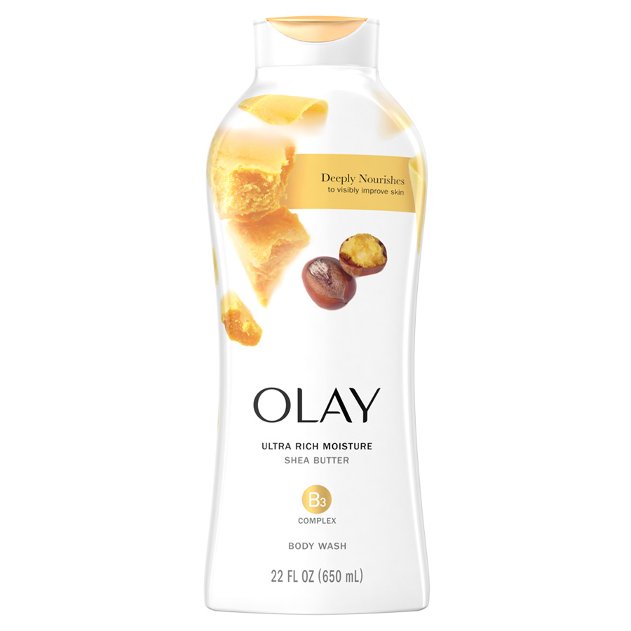 OLAY BODY WASH 22 OZ SHEA BUTTER