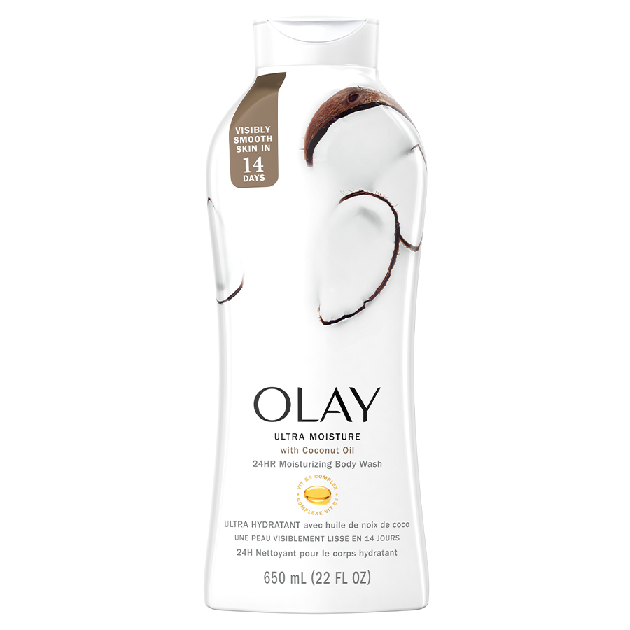 OLAY BODY WASH 22 OZ ULTRA MOISTUE WITH COCONUT WATER