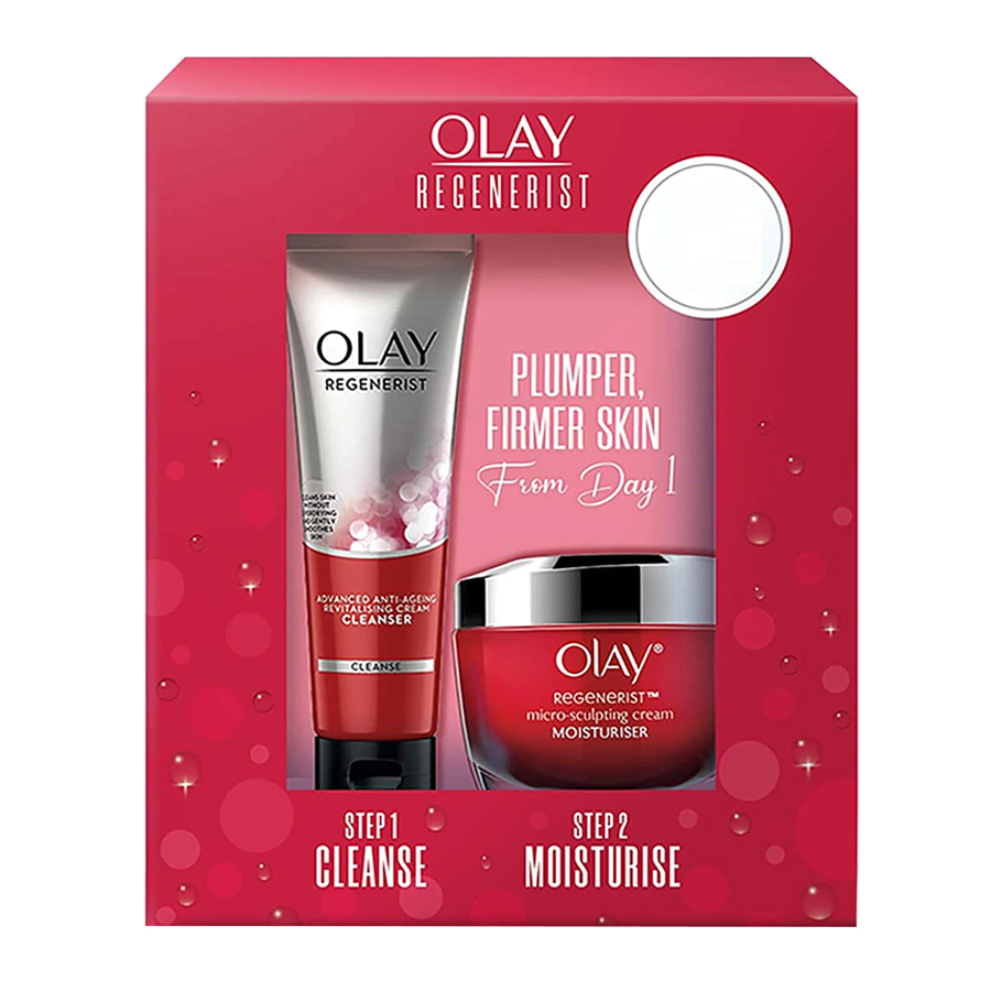 OLAY REGENERIST MICRO SCULPTING CREAM 50 G + REVITALISING CREAM CLEANSER 100 G